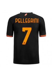 AS Roma Lorenzo Pellegrini #7 Jalkapallovaatteet Kolmaspaita 2023-24 Lyhythihainen